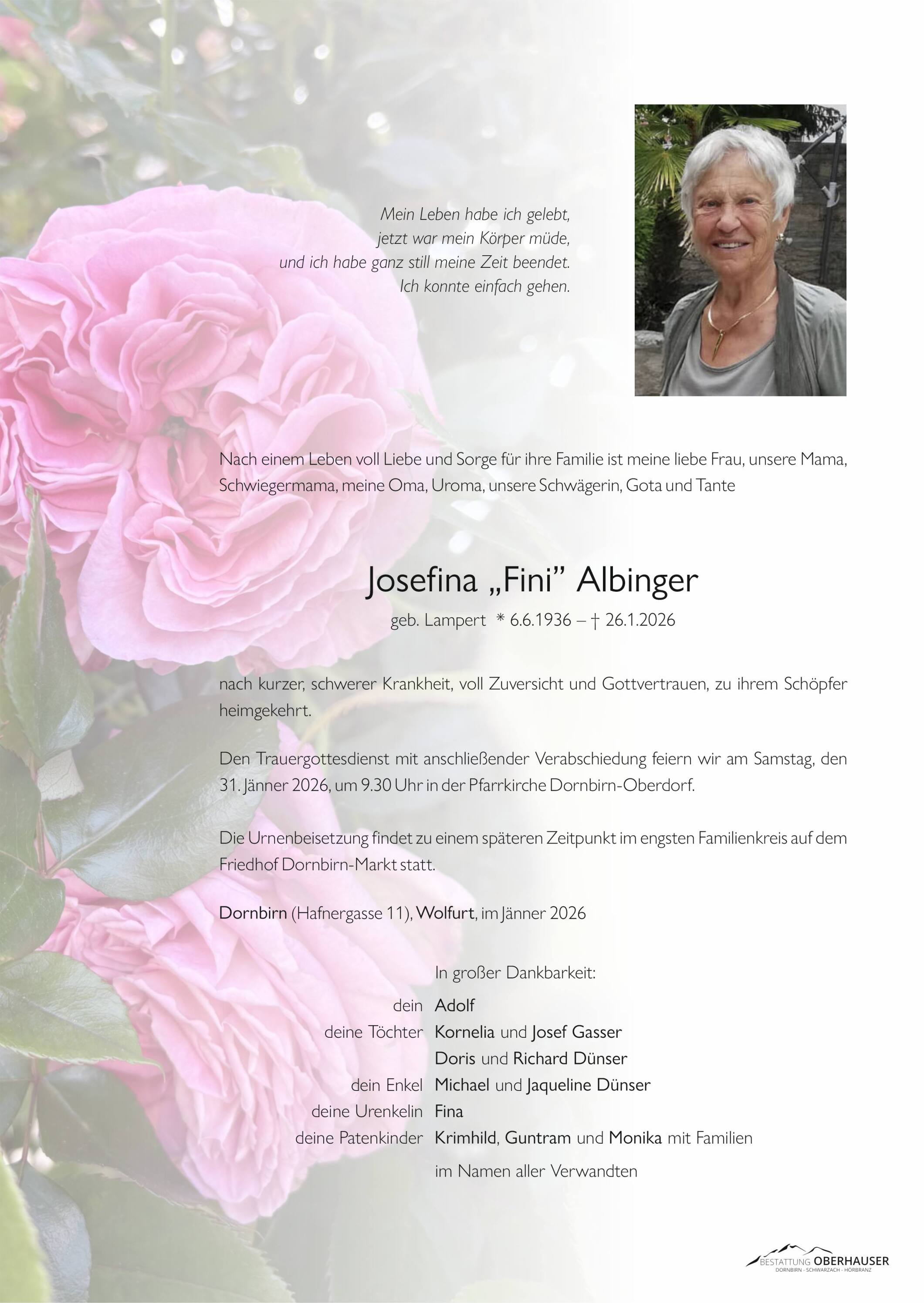 Josefina „Fini” Albinger